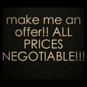 Reasonable offers welcome